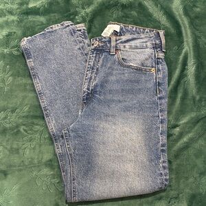H&M Light Blue Straight Leg Jeans